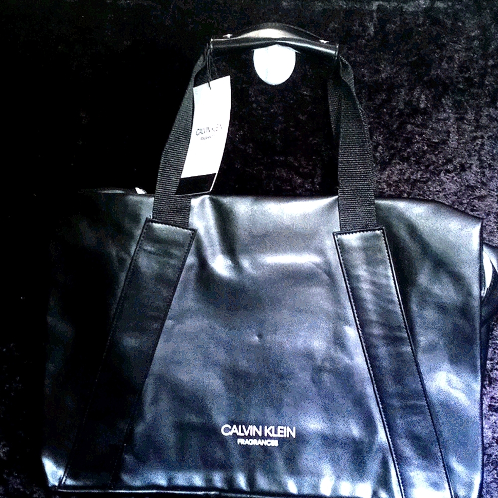 Calvin Klein Fragrances duffle bag